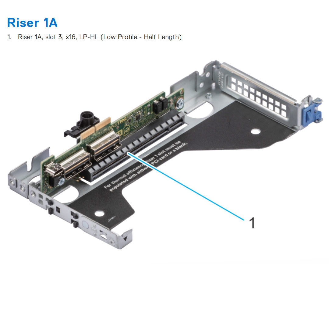 R1A+R2A+R3A — Riser Configuration 3 | Dell PowerEdge XR12