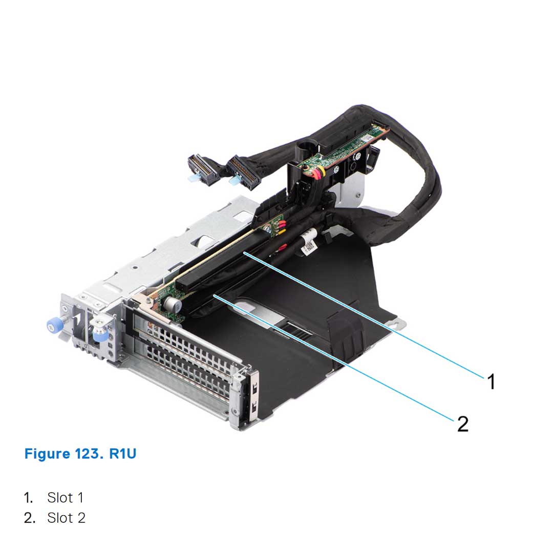 KXXPG - Riser 1U 2x8 PCI-e 4.0 (R1U) | Refurbished Dell PowerEdge R7625