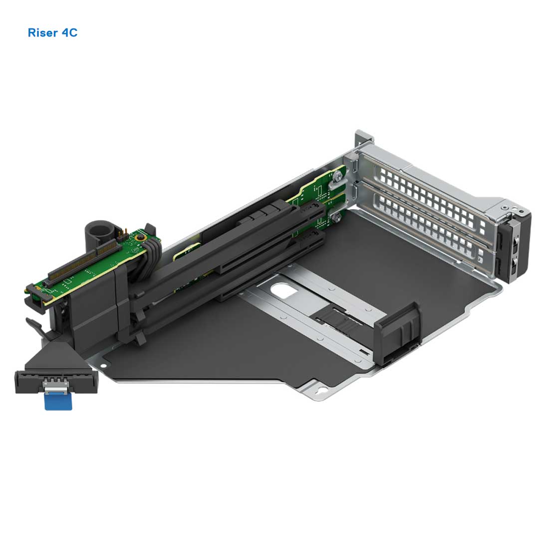 Riser Config 2 R1C + R2 + R3 + R4C | Dell PowerEdge R860