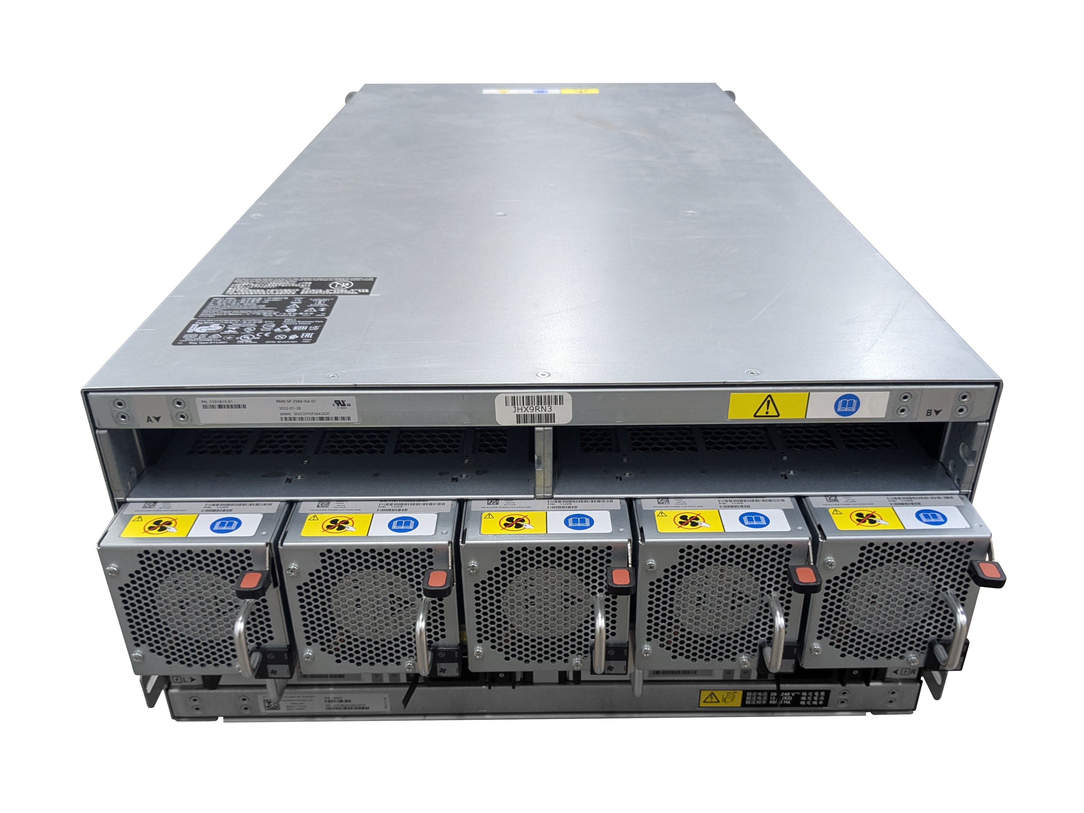 Dell PowerVault ME4084 84x3.5 5U Storage Array 10G iSCSI 16Gb/s FC SFP+ No HDDs
