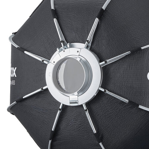 Godox EazyFlow Bty 65S Collapsible Beauty Dish (Black/Silver, 25.5"/64.8cm)