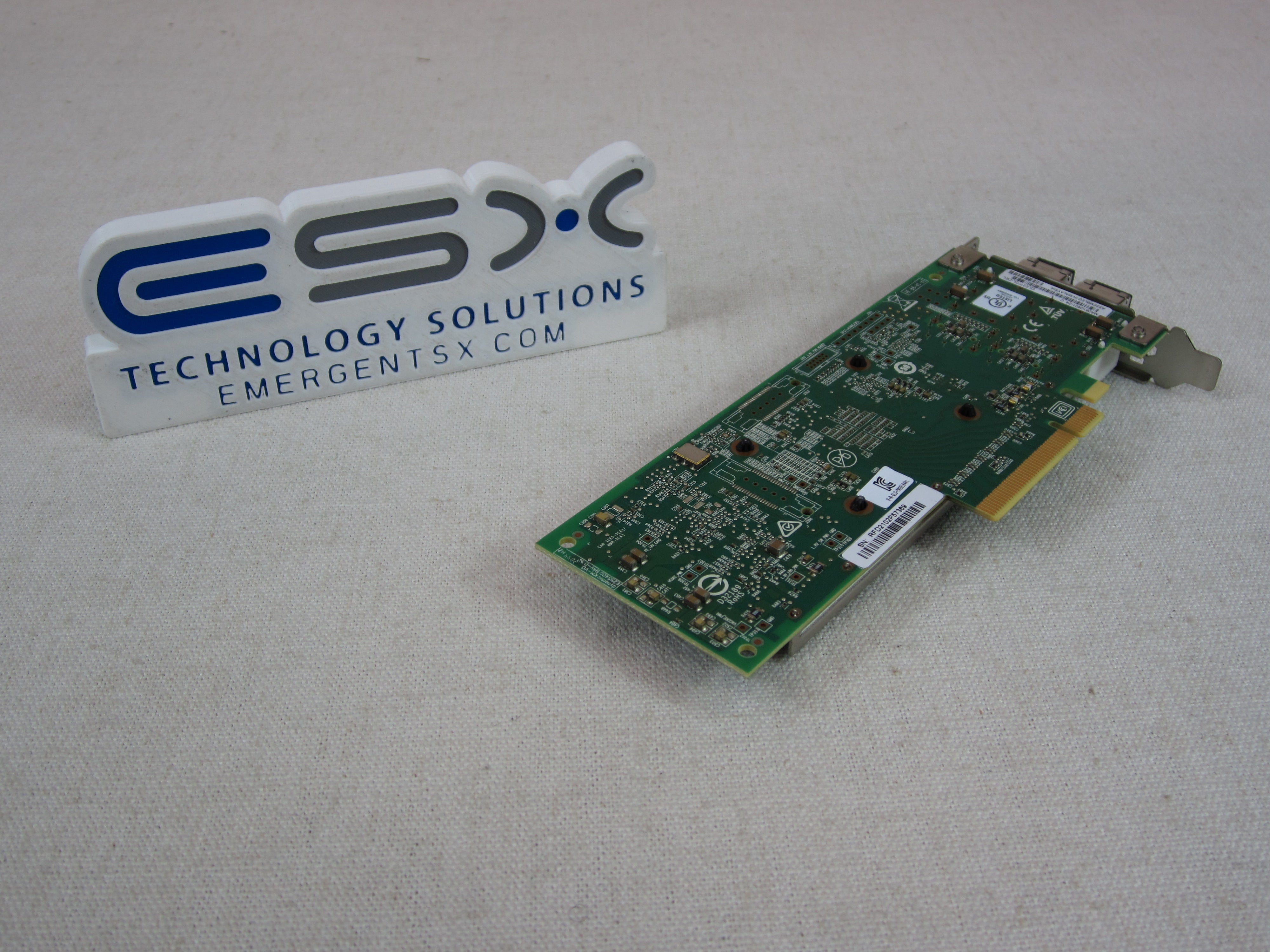 Dell NMDJF QLogic QLE2772L Dual Port 32Gb/s FC HBA Low Profile w/ SFPs