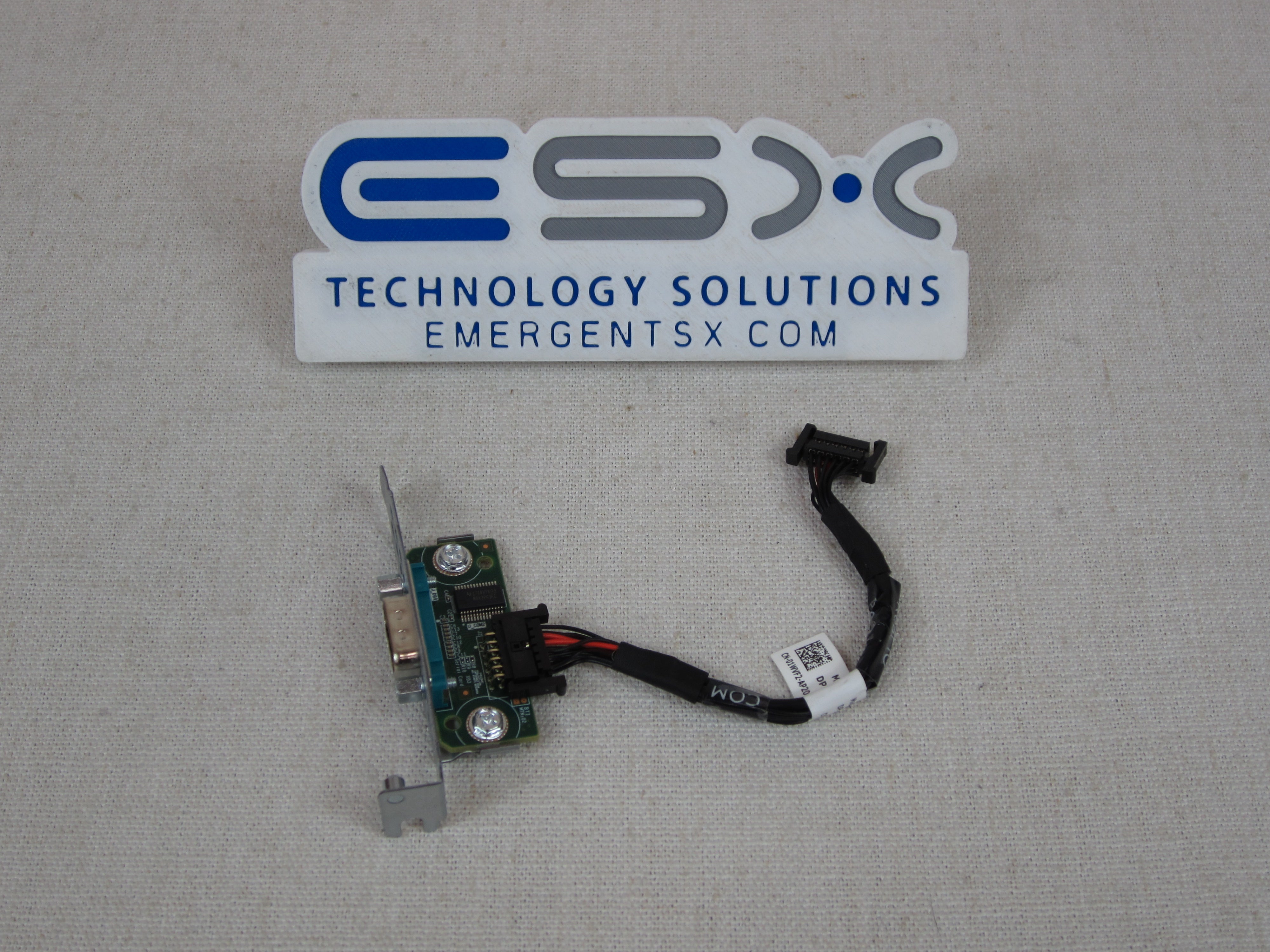 Dell DDN4N Serial COM Port Card w/ Cable Assembly 1WVF2 for PowerEdge 15/16G