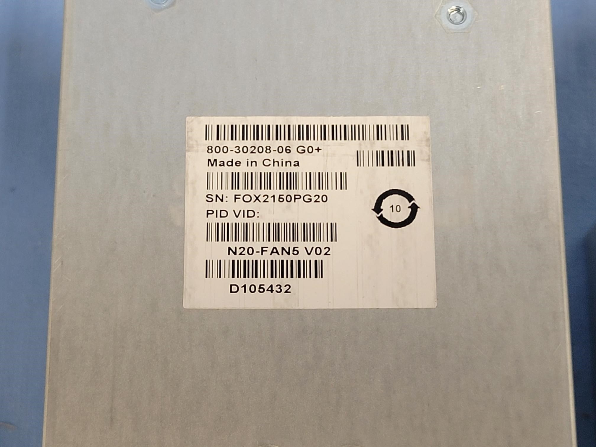 Lot of 2 Cisco N20-FAN5 Fan Module for UCS 5108 Blade Enclosure