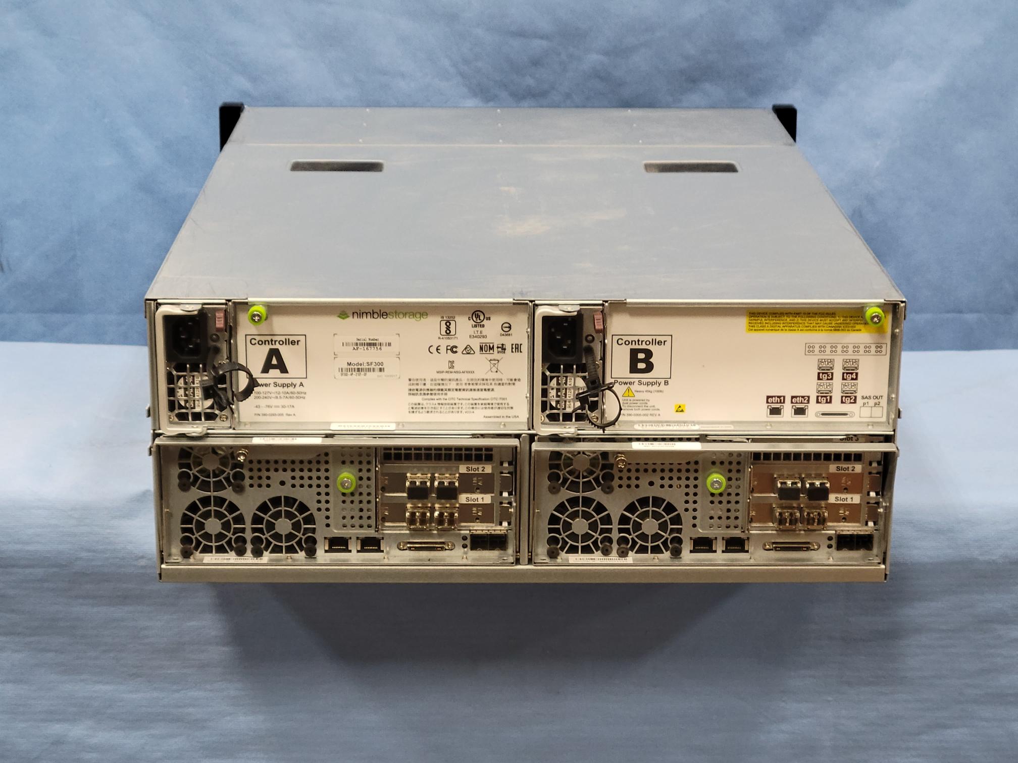 Nimble Storage CS5000 |C5K-210tb | 21 x 10TB | 6 x 3.84tb ssd | 1yr Warranty