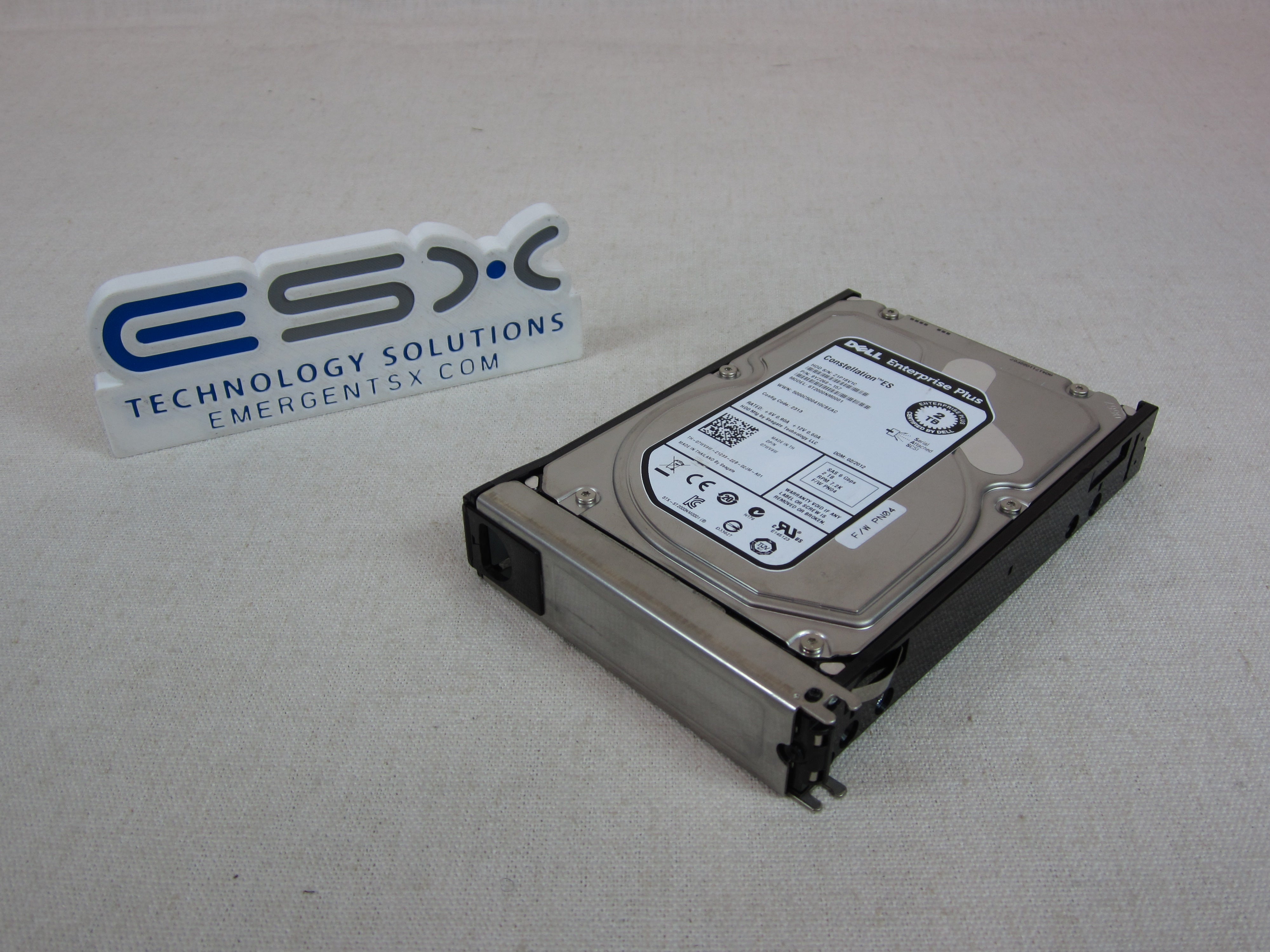 Dell EqualLogic 7WV9W 2TB 7.2k 6Gb/s 3.5” SAS Hard Drive ST2000NM0001