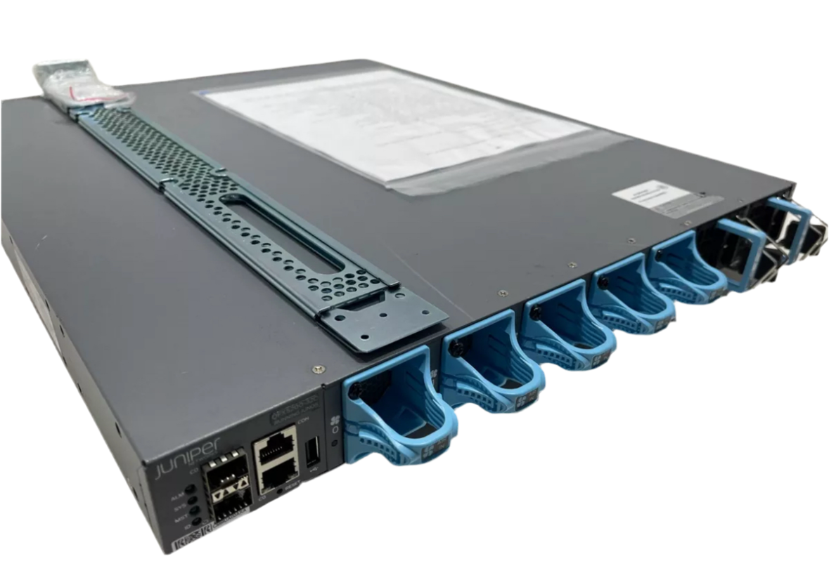 Juniper QFX5200-32C-AFI  32 Ports QSFP+/QSFP28 Back to Front Airlow Switch with Rails
