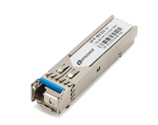 100BASE-BX BiDi SFP 1550nm-TX/1310nm-RX 20km DOM LC SMF Transceiver Module
