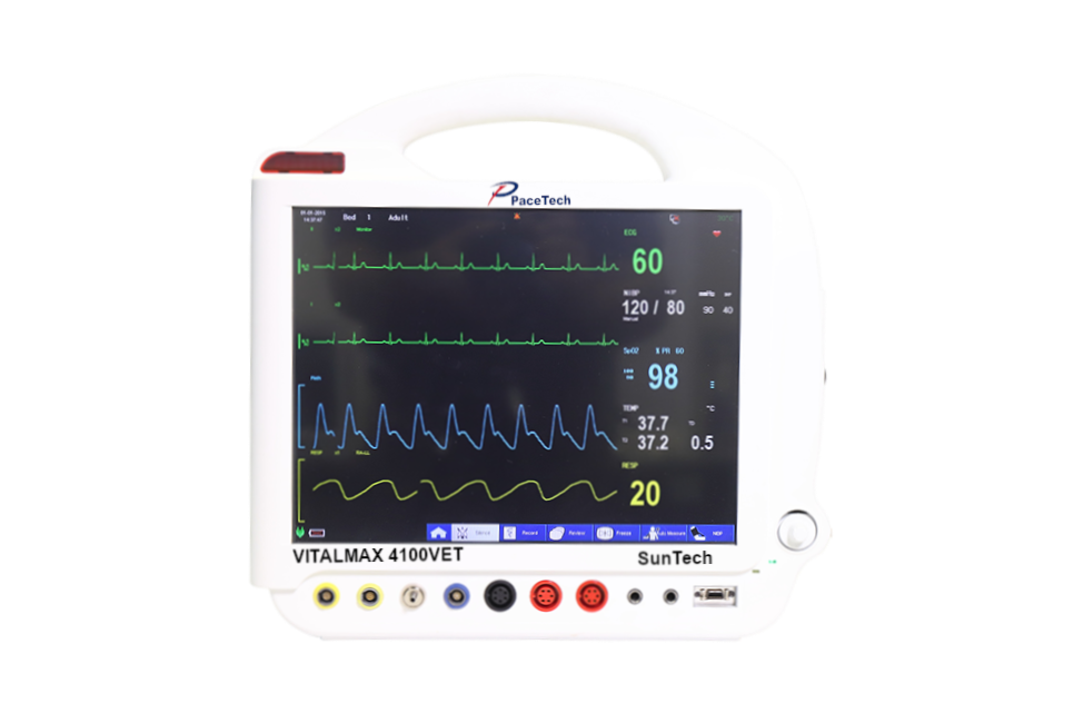 PaceTech VITALMAX 4100VET Veterinary Patient Monitor (15-inch Touch Screen