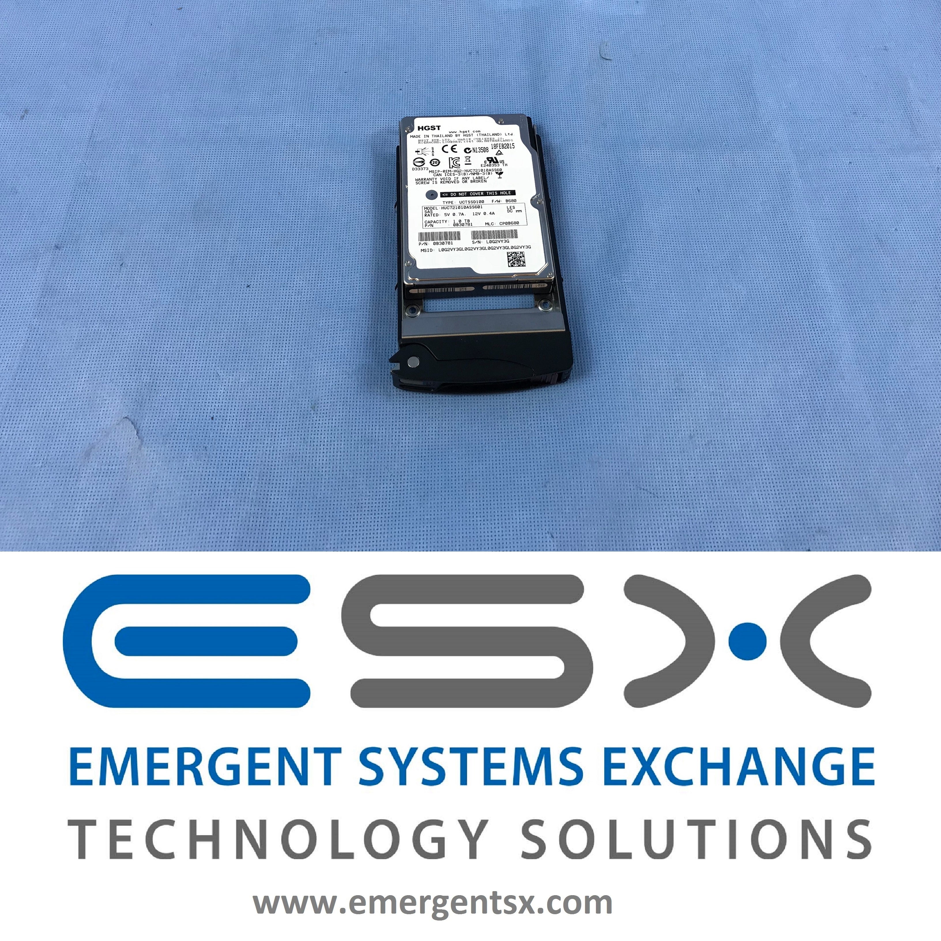 Tegile 1TB 7.2K 6Gb/s 64MB 2.5" SAS HDD - PN: 0B30781 HUC721010ASS601