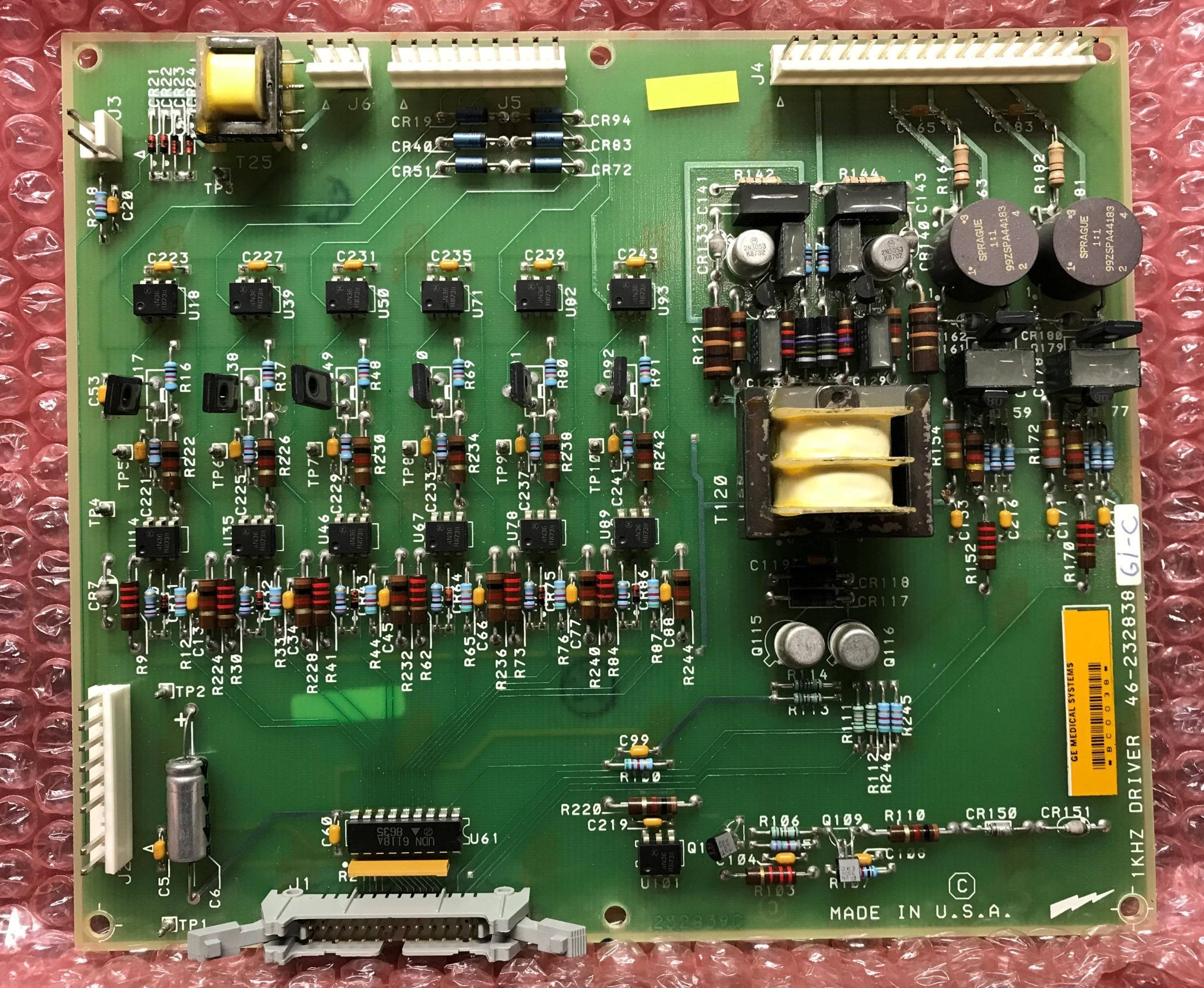 1KHZ Driver Board (46-232838 G1-C GE AMX 4