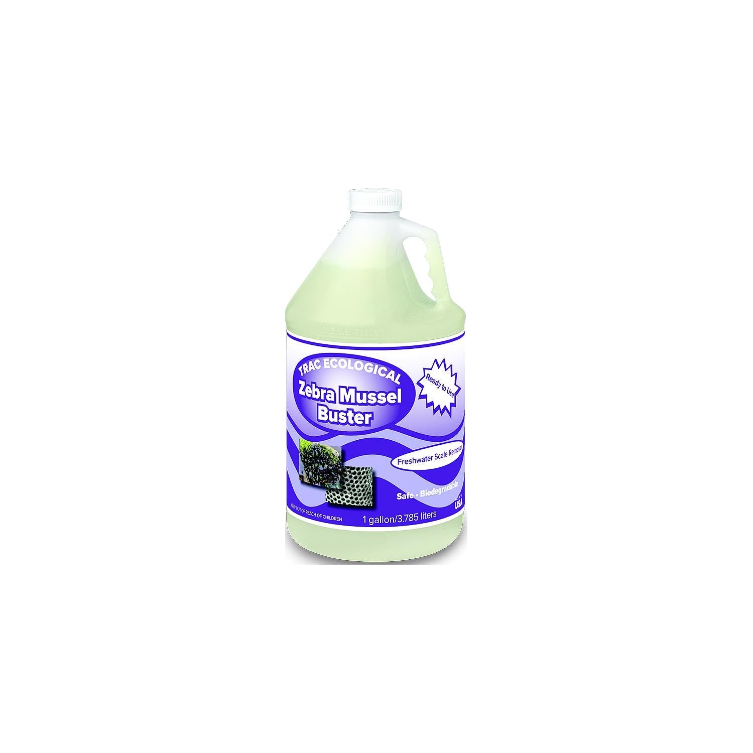 Trac Ecological 1505-MG Zebra Mussel Buster, Ready to Use, Gallon