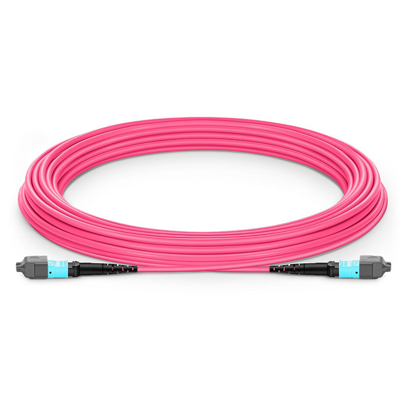 MTP-24  Female 24 Fibers LSZH OM4 50/125 Multimode Elite Trunk Cable