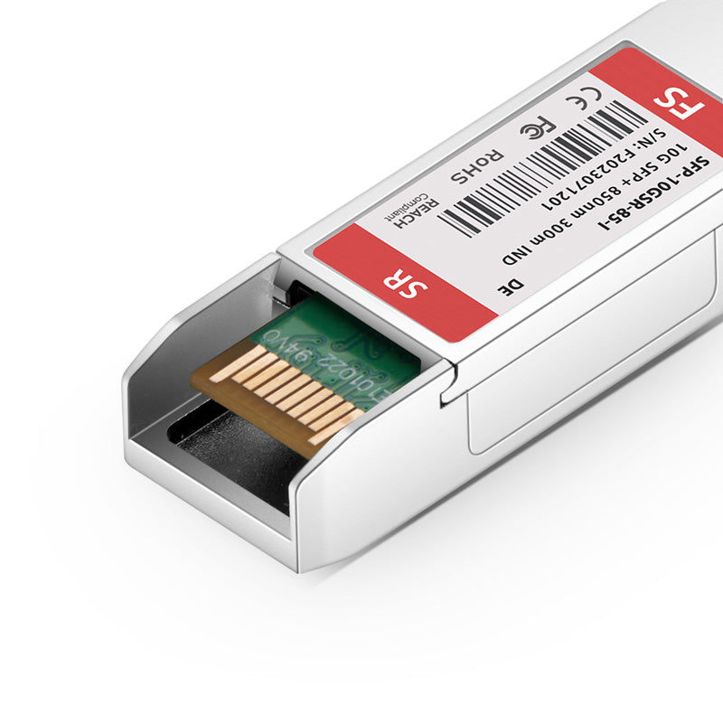 Dell Networking 407-BBOU-I Compatible 10GBASE-SR SFP+ 850nm 300m DOM Duplex LC/UPC MMF Optical Transceiver Module (Industrial)