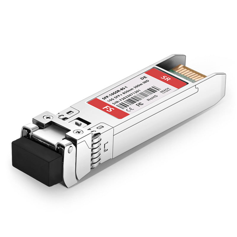 Dell Networking 407-BBOU-I Compatible 10GBASE-SR SFP+ 850nm 300m DOM Duplex LC/UPC MMF Optical Transceiver Module (Industrial)