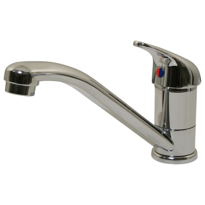 Scandvik 10480P Single Lever Mixer, Chrome/Brass