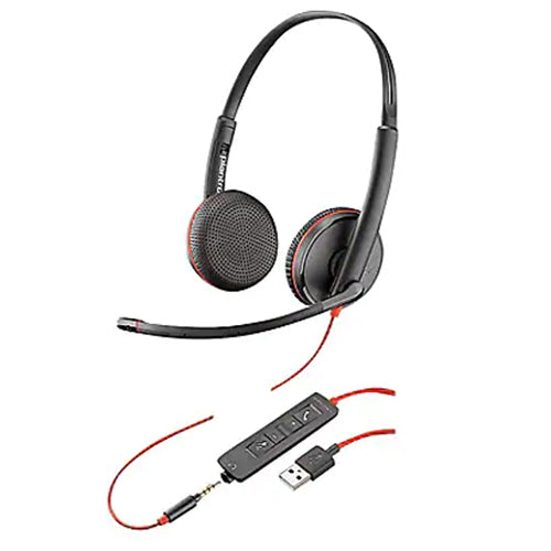 Poly Plantronics Blackwire, C3225 USB-A Headset (209747-22)