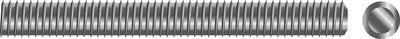 Seachoice SC2780 00669 1/4"-20 x 3' Threaded Rod Stainless