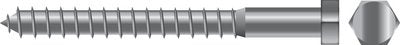 Seachoice SC1263 Lag Screw, 1/4 x 2"
