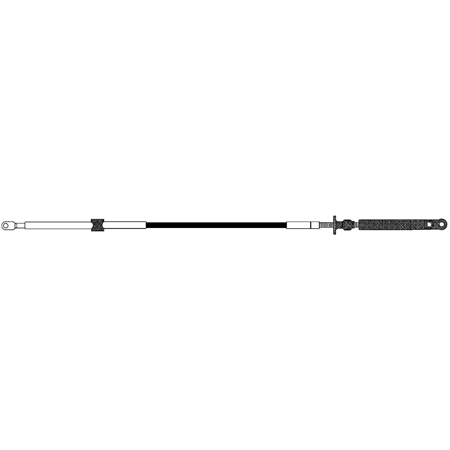 Uflex C14X11 UFLEX C4 Johnson/Evinrude (OMC) After 1979 Engine Control Cable