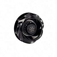 EBM-PAPST R2E190-RA26-20 Blowers AC Centrifugal Fan RD190x69mm 230VAC 347CFM 70W 2500RPM 61dBA BB, 4 Wire Leads, PBT Frame, Fiberglass Reinforced PA, Nylon Blade