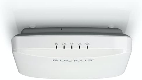 Ruckus Unleashed R550 Wi-Fi 6 2x2:2 Indoor Access Point with 1.8 Gbps HE80/40 Speeds and Embedded IoT | US Model | Power Source Included, AMZ-R550-US1U|B095KVZ9P4