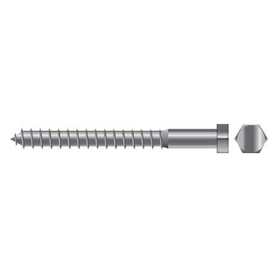 Seachoice MP1261SC 59729 Stainless Steel Lag Screw