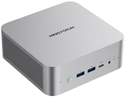 MINISFORUM Mini PC AI X1 Pro AMD Ryzen AI 9 HX370(12Cores/24 Threads&AMD Radeon 890M Mini Gaming PC,96GB DDR5 2TB SSD,8K Quad Output(HDMI+DP+2xUSB4,Dual 2.5 LAN/WIFI7/BT5.4/Oculink,Copilot PC