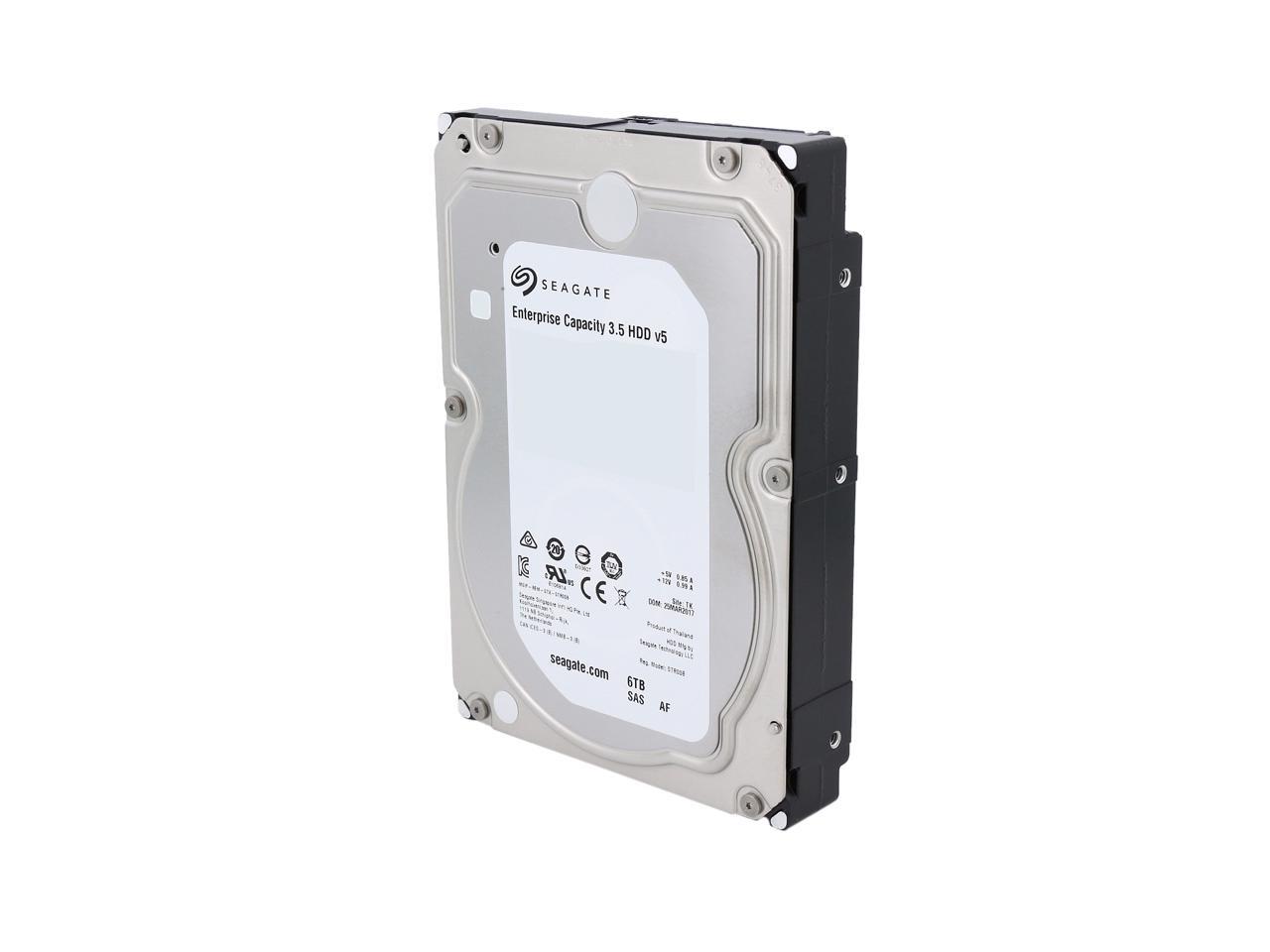 Seagate Enterprise Capacity 3.5 V.5 ST6000NM0095 6TB 7200 RPM 256MB Cache SAS 12Gb/s 3.5" Enterprise Internal Hard Drive Bare Drive