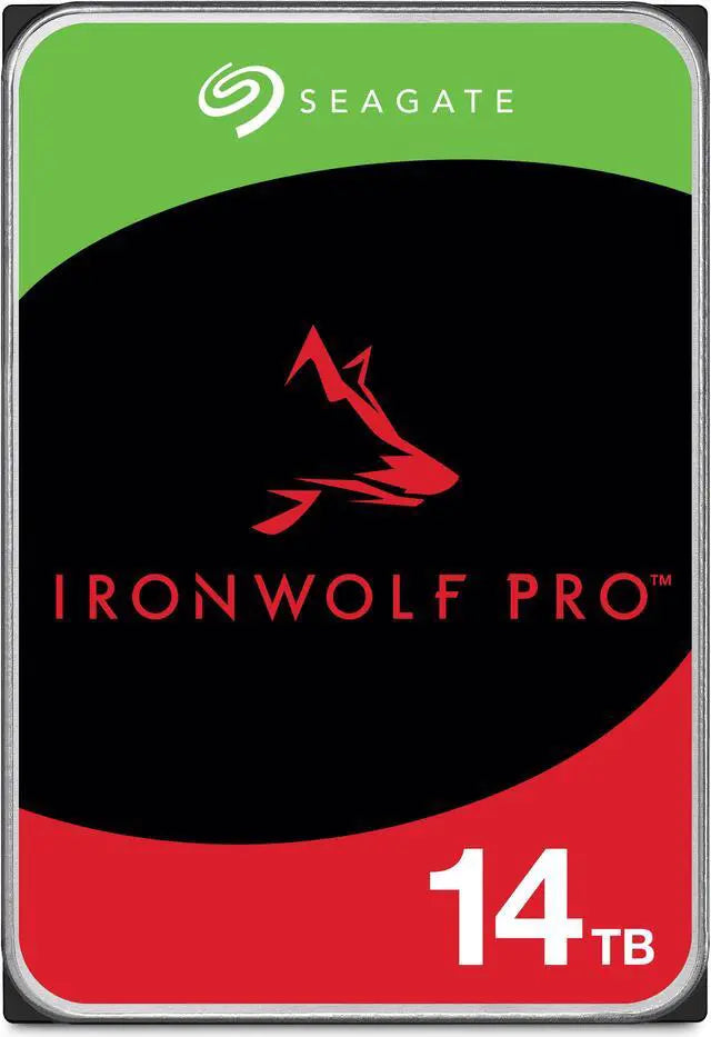 Main image of Seagate IronWolf Pro 14TB NAS Hard Drive 7200 RPM 256MB Cache CMR SATA 6.0Gb/s 3.5" Internal HDD ST14000NE0008
