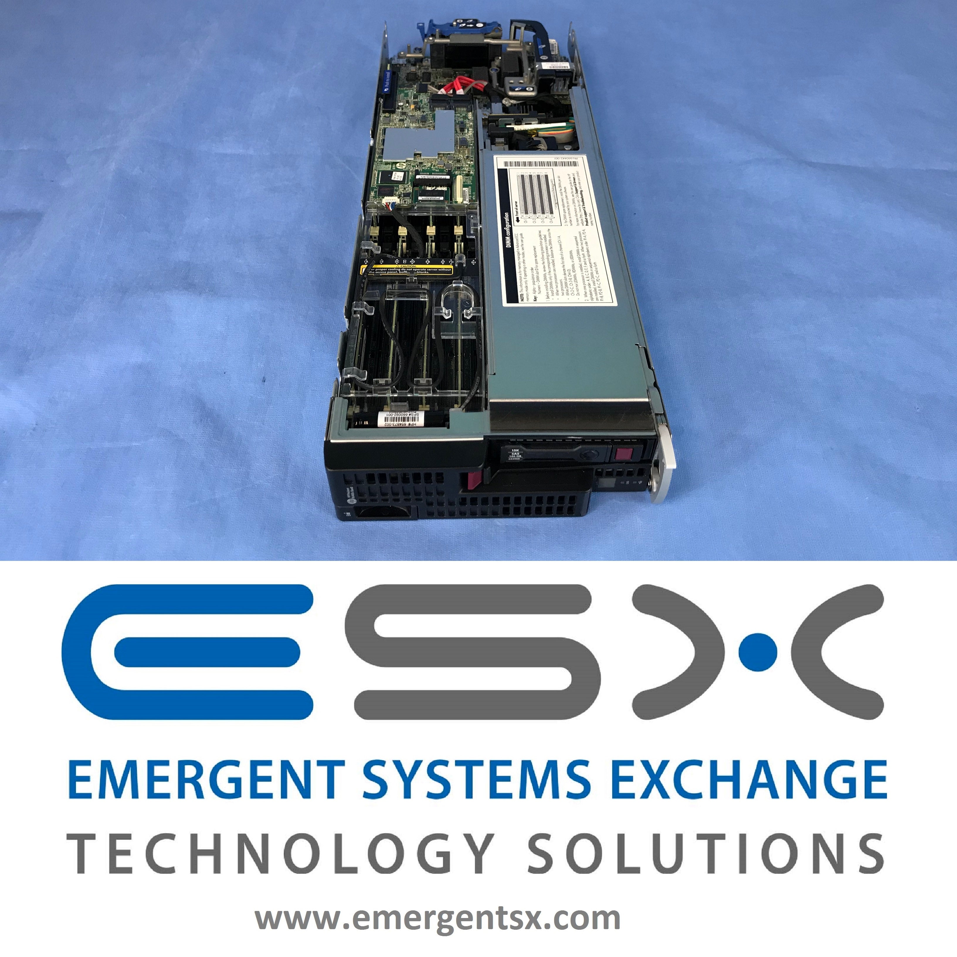 HP 634975-B21 BL465c G8 Blade Server 2x AMD 6378 @ 2.4GHz 64GB RAM 2x 146GB 15k