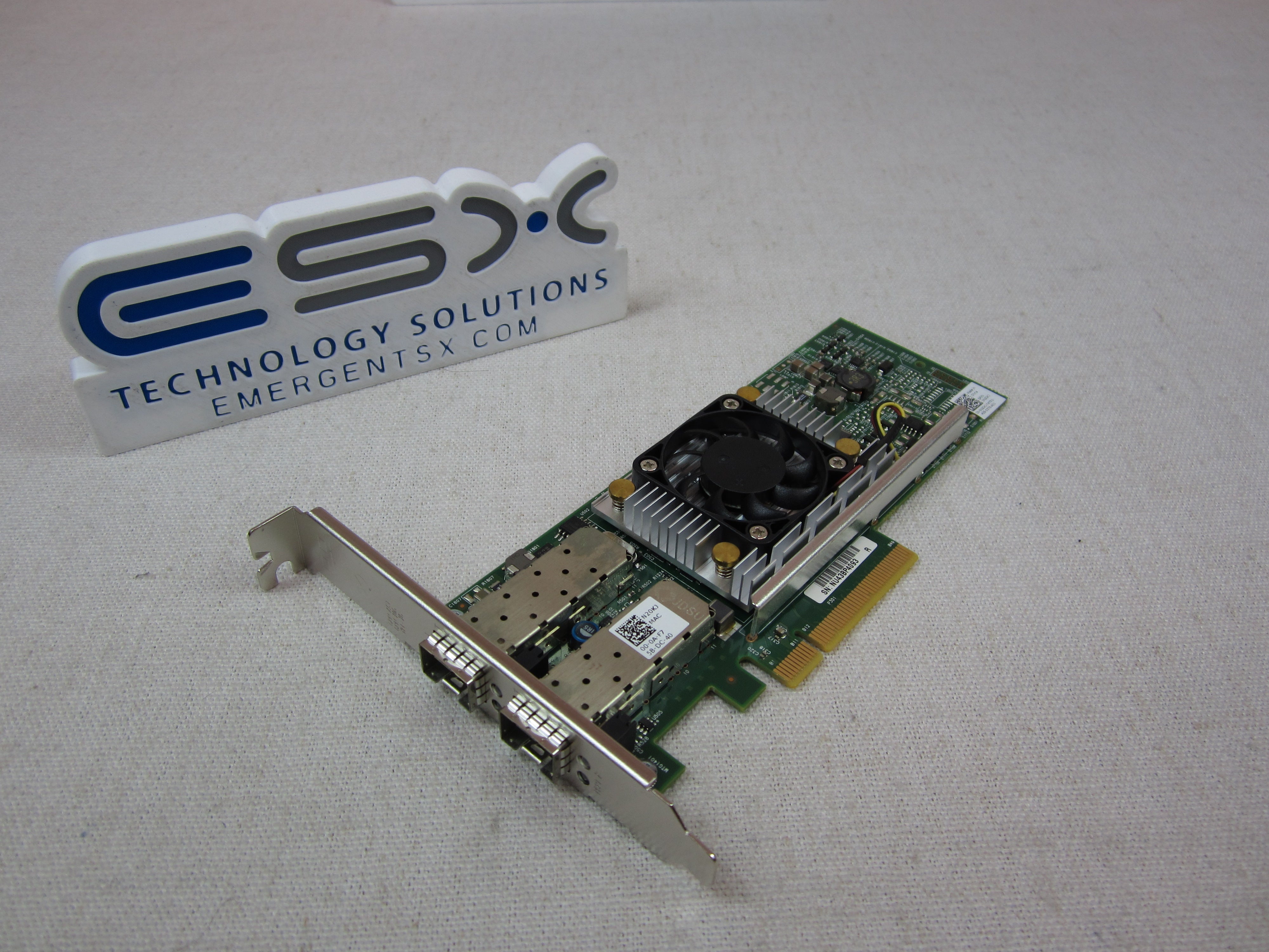 Dell N20KJ Broadcom 57810S Dual Port 10G SFP+ PCIe Network Adapter Full Height
