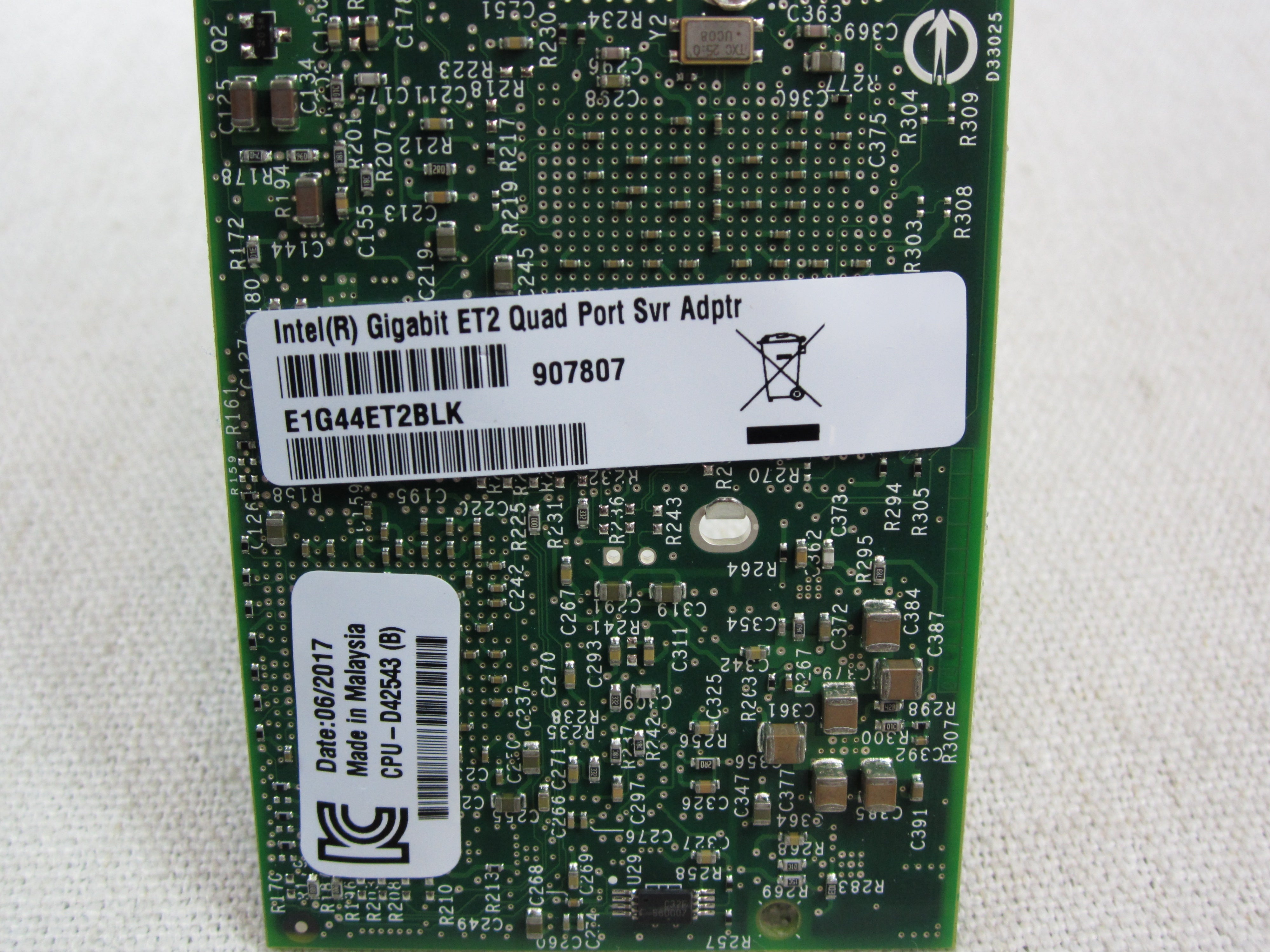 Intel E1G44ET2BLK PRO/1000 ET2 Quad-Port 1GbE RJ45 PCIe NIC Full Height