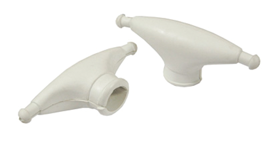 Taylor Made Products 960026 Taylor Rubber Spreader Boots White (Sold in Pairs)
