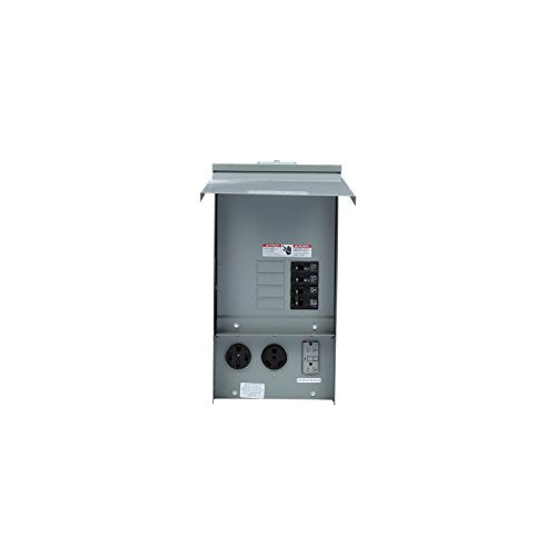 Siemens TL137US Talon Temporary Power Outlet Panel by with a 20, 30, and 50-Amp Receptacle Installed, Unmetered