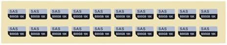 20PCS Capacity Sticker Label for Hard Drive Tray Caddy F238F KG1CH G176J 8FKXC, Compatible for Dell PowerEdge 11th-13th R430 R530 R630 R730 T430 T630 T440 R420 R520 R620 R720, 1.2TB, SAS, 10K|B0G5253JVT
