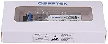 QSFPTEK Gigabit SFP Module,1000BASE-LX/LH 1310nm 10km DDM Single-Mode LC Mini-GBIC Transceiver for Cisco GLC-LH-SMD/GLC-LX-SM-RGD, Ubiquiti UF-SM-1G, Netgear, Mikrotik, Other Open Switches|B07QZV7DYK