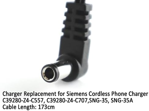 ENJOY-UNIQUE 6.5V 600mAh Power Supply Charger Adapter Compatible with Siemens Gigaset A165 A580 AL140 AS280 C380 CX470 E360 S440 SL370 SX440 Cordless Phone Replacement Original C39280-Z4-C557|B0CDC8YQ49