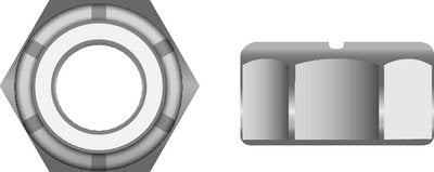 Seachoice SC1338 Nylon Insert Locknut Stainless 7/16-14
