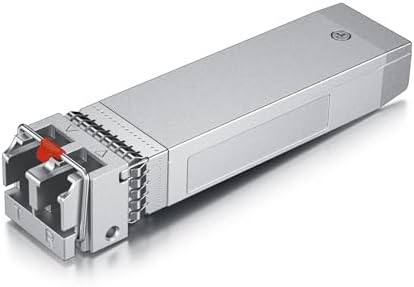 10Gtek 10GBase-LR SFP+ Transceiver, 10G 1310nm SMF SingleMode Fiber Optic Module, 10km, for Cisco SFP-10G-LR, Meraki MA-SFP-10GB-LR, Ubiquiti UniFi UF-SM-10G, Fortinet, Mikrotik, Netgear, Pack of 2|B08BP4M8LV