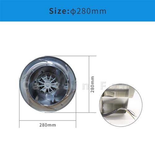 RH28M-2DK.3F.1R Ziehl-abegg Fan, Inverter 400/460V 0.53/0.86KW 0.95/1.25A Centrifugal Fan