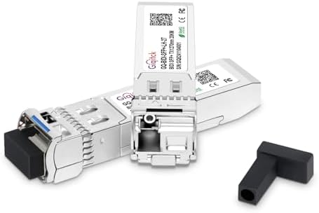 1 Pair 10GBASE-BX10-UD BiDi SFP+ Module, TX 1270nm/1330nm, RX 1330nm/1270nm, 10km DOM Simplex LC/UPC SMF Optical Transceiver Networking Mini Gbic for Dell GP-SFP-10GBX-U-10/ GP-SFP-10GBX-D-10|B0DQ7M94PL