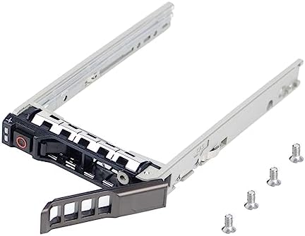 2 Pack Hard Drive Tray Caddy 8FKXC 08FKXC SSD Mount 2.5" HDD Holder with Mounting Screws Hard Drive Bracket Compatible for Dell PowerEdge R610 R620 R710 T710 R720 R815 R820 R630 T630 R730|B0CBTVKN7T