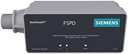 Siemens Boltshield FSPD060 Level 2 Whole House Surge Protection Device Rated for 60,000 Amps, 120/240V