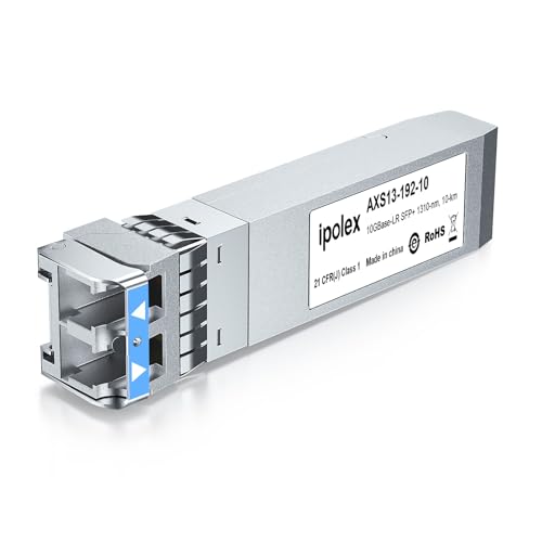 ipolex 1000Base-LX/LH SFP Transceiver, 1.25G SFP LC Fiber Module, Gigabit Single Mode Mini GBIC, 1310nm SMF, up to 20km, for Cisco GLC-LH-SMD, Ubiquiti UF-SM-1G, Meraki, TP-Link TL-SM311LS and More|B01EN33VN2