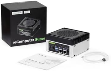 seeed studio NVIDIA Jetson Orin NX 16GB Edge AI Device - reComputer J4012, 4xUSB 3.2, M.2 Key E & Key M Slot, Pre-Installed Jetpack System with NVIDIA Jetpack on 128GB NVMe SSD|B0C88V4CB7