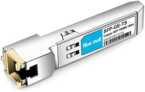 SFP to RJ45 for Dell Force10 GP-SFP2-1T Dell SFP-1G-T 310-7225 407-BBOS 1000BASE-T Mini GBIC SFP Copper RJ-45 100m Transceiver Module|B0899P9J5L