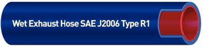 Shield 16-202-6000-36 Shields Marine Blue Series 202 Nautiflex Silicone Exhaust, 3' Hose
