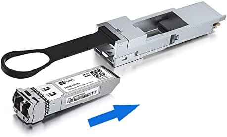 H!Fiber QSA Adapter, 40G QSFP to 10G SFP+ Converter Module for Cisco CVR-QSFP-SFP10G and More Devices, All-Metal housing|B09MYX8KJ7
