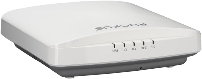 Ruckus R550 Wi-Fi 6 Indoor Access Point, Dual-Band 2x2:2 MU-MIMO, Up to 1Gbps, 2x1GbE & USB, WPA3, 802.11ax/ac/n, PoE, Model 9U1-R550-US00, Cloud Care Pre-Configured Bundle Eligible